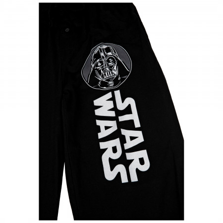 Darth Vader Star Wars Title Logo Pajama Pants
